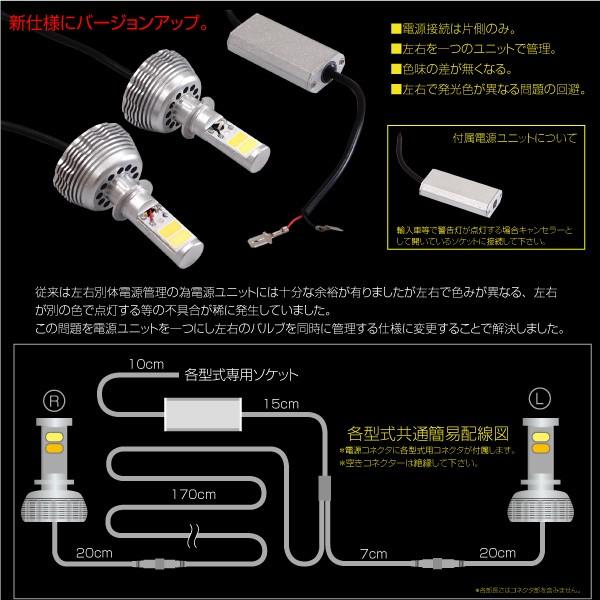 LED フォグランプ バルブ H3 HB4 H11 PSX26W 3000K 6000K 2色 1年保証
