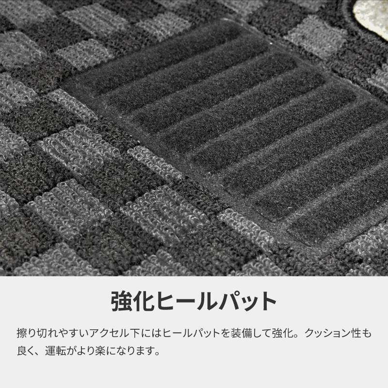 プリウス 30系 前期 後期 フロアマット フロント リア ラゲッジ 6pcs