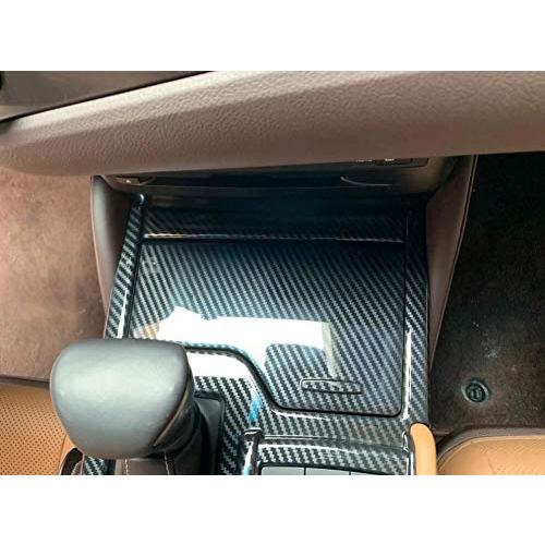 植物と加湿器 Yingchi Car Carbon Fiber Interior Center Console Shifting Panel Water Cup Cover Trim for Lexus ES 2019 2020 2021 2022