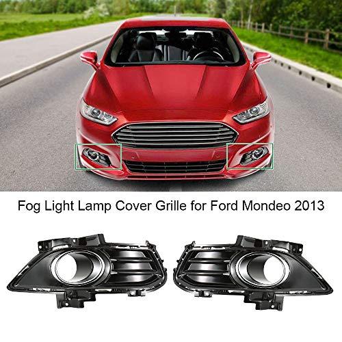 新品工具 Arotom Car Front Bumper Fog Light Lamp One Pair Grille Grid Cover Foglight Frame Front Grill Fit for Ford Mondeo 2013-2016