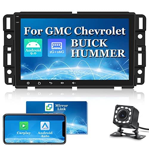 Roinvou Android CarPlay Car Stereo for GMC Sierra Yukon Chevrolet Buick