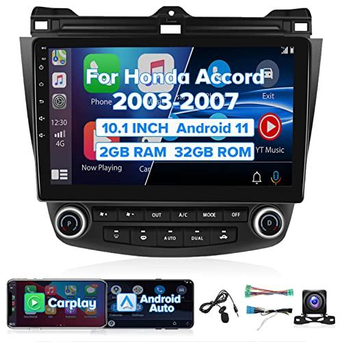 Roinvou 2+32 G Android Double Din Car Stereo for Honda Accord 2003 04