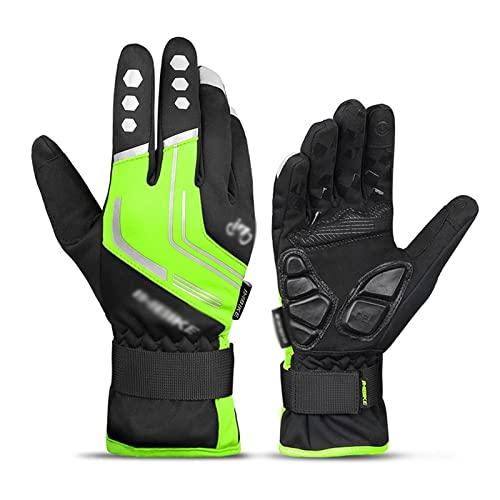 ランキング１位受賞 n/a Winter Cycling Gloves Gel Pad Thermal Men Women Outdoor Sport Skiing Gloves Windproof Motorcycle Bike Gloves (カラー:A、サイズ:X-大)