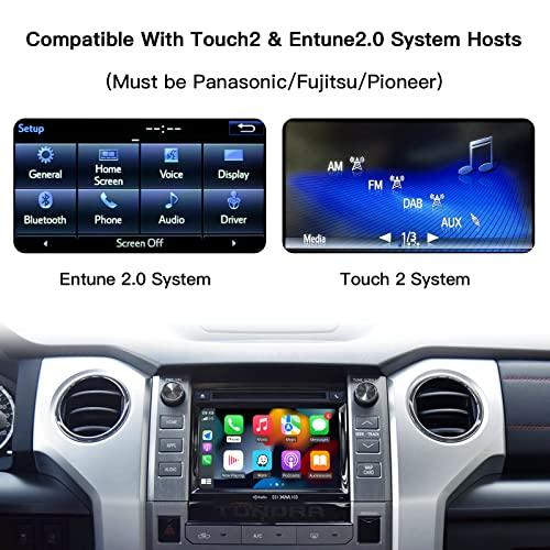 CARabc Wireless Carplay Android Auto Adapter for Toyota with Entune 2.0 20142019、Fits for