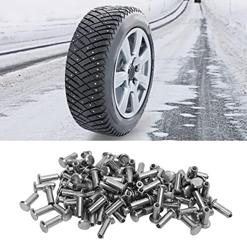 アラモックス100 PCS超硬タイヤスタッズ滑り止めスノースパイクスクリュースタッドスクリュータイヤスタッドスノースパイクフォークリフトオフ