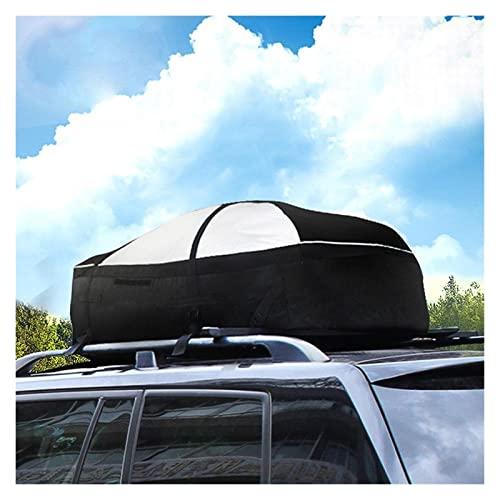 WDBBY防水カーゴルーフバッグ防水ルーフバッグ屋上荷物運搬用ブラック収納トラベルポケット273 L SUVバンカー用 B0BMFS4J21