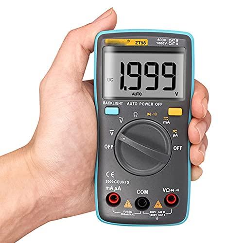 期間限定でセール価格 XDCHLK Digital Multimeter 2000 Count Auto-Ranging AC/DC電流計電圧計オームミニポケットメーター