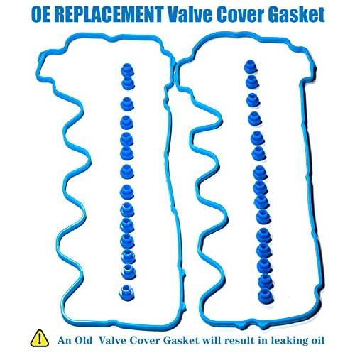 VS 50664 R VS 50372エンジンヘッドバルブカバーガスケットセット&Gasket Maker Compatible with