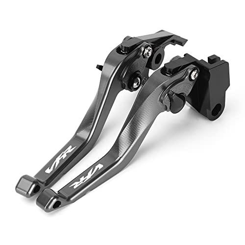 公式サイト店舗 Modeer for Honda VFR 800 1998-2001 Motorcycle Aluminum Brake Clutch Levers vfr 800 Accessories (グレー)