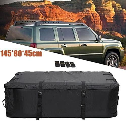 大型防水カーゴルーフバッグ屋上荷物黒保管キューブバッグトラベルSUVバン乗用車用 B0BWSWQ651Zestcode 通販