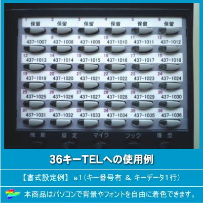 NTT αGX-TEL 1型用 ＬＫすっきりシート 20台分セット 【 LS-NT02-020 】｜zettacom｜07