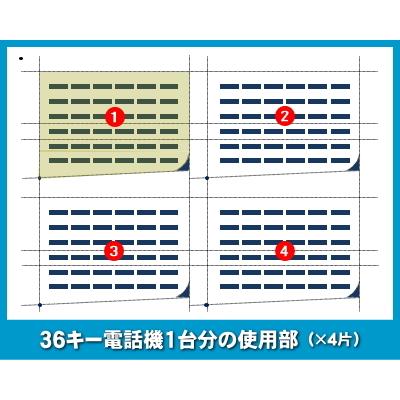 NTT αZX用 LKすっきりシート 52台分セット 【 LS-NT06-052