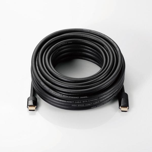 HIGH SPEED HDMIケーブル 長尺タイプ 15.0m 3D Full HDおよび4K2K(30p)対応 長距離でも安定した信号伝送が可能: DH-HDLMN15BK_2