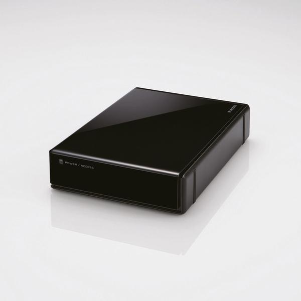 USB3.0対応 外付けHDD 8TB 熱や振動に強い高信頼ハードディスク[WD Red]を搭載し、24時間駆動や長期3年保証を実現: ELD-REN080UBK_1