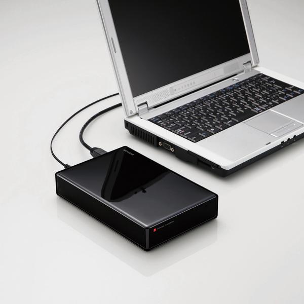 USB3.0対応 外付けHDD 8TB 熱や振動に強い高信頼ハードディスク[WD Red]を搭載し、24時間駆動や長期3年保証を実現: ELD-REN080UBK_2