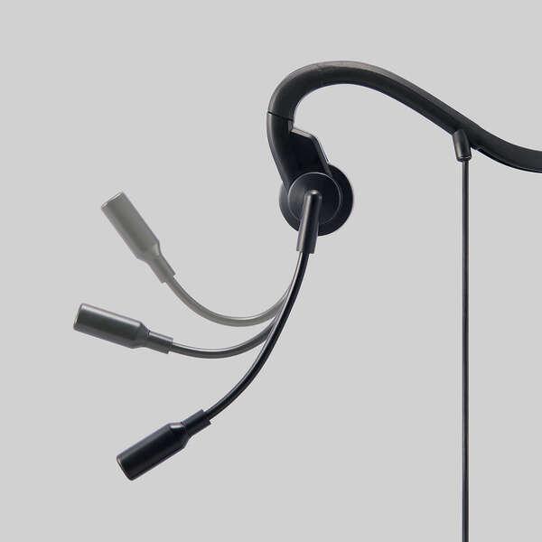 骨伝導ヘッドセット USB-A接続 耳に入れることによる蒸れや疲労から耳を開放し快適に装着できるオープンイヤータイプ: HS-BC05UBK｜zettaplace｜07