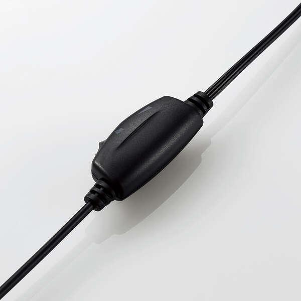 ヘッドセット 髪型を気にせず気軽に装着可能なネックバンドタイプ USB-A端子を搭載 音声チャットなどに最適: HS-NB03SUBK｜zettaplace｜11