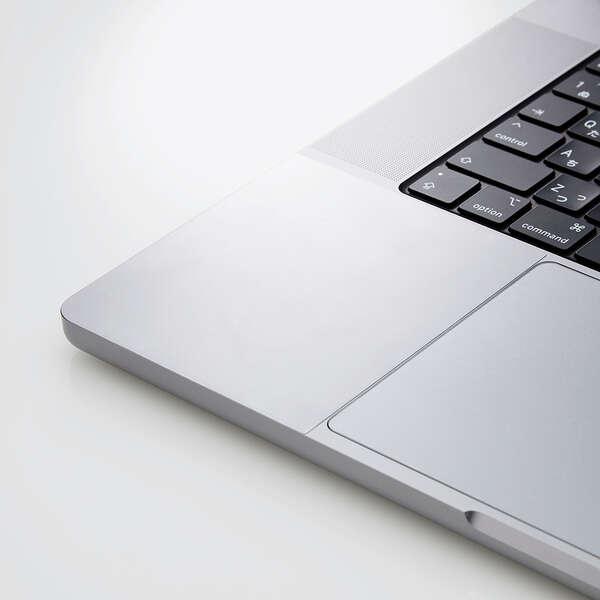 Mac用プロテクターフィルム MacBook Pro 16インチ(2023/2021)のトラックパッドとパームレスト部分をキズから守る: PKT-MBP1621｜zettaplace｜03