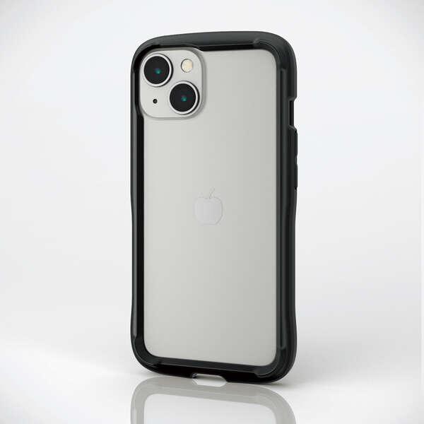 iPhone14用ハイブリッドバンパーケース [TOUGH SLIM LITE] 2種の素材を特殊成形 耐衝撃性能を備え、薄型・軽量設計を実現: PM-A22ATSLBBK｜zettaplace｜03