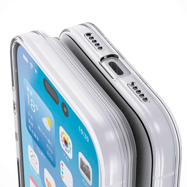 iPhone17 Pro用ソフトケース カメラレンズカバーを搭載し機器本体を究極までカバーする極限保護設計: PM-A25CUCTKPCR |  | 02