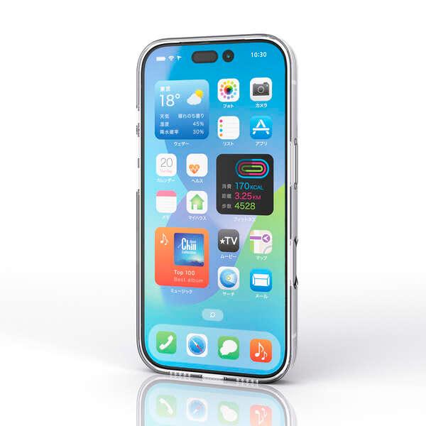 iPhone17 Pro用ソフトケース カメラレンズカバーを搭載し機器本体を究極までカバーする極限保護設計: PM-A25CUCTKPCR |  | 04