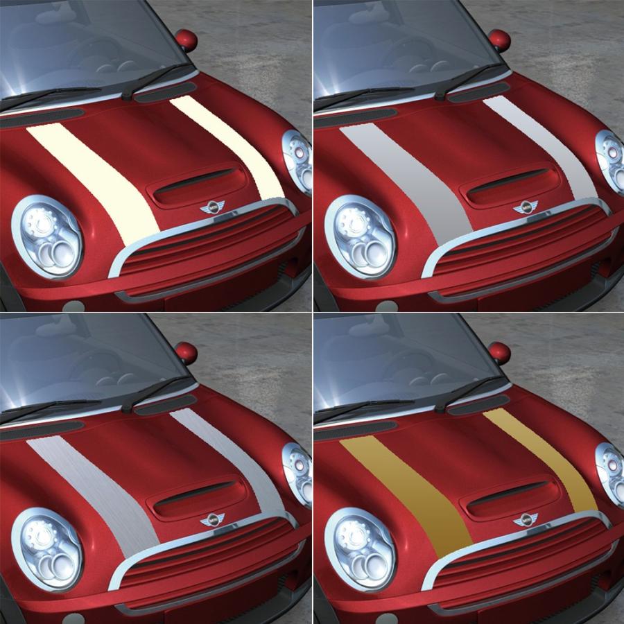 Mini ミニ R52s R53 ボンネットストライプ クーパーライン 全4色 Clos クロス Clnme013 モタスポと雑貨のゼウスジャパン 通販 Yahoo ショッピング