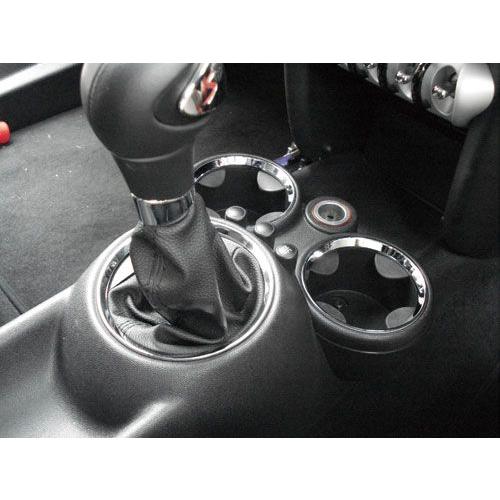 MINI(ミニ)R55/R56/R57/R58/R59/R59 シフトゲート クロームリング MT用