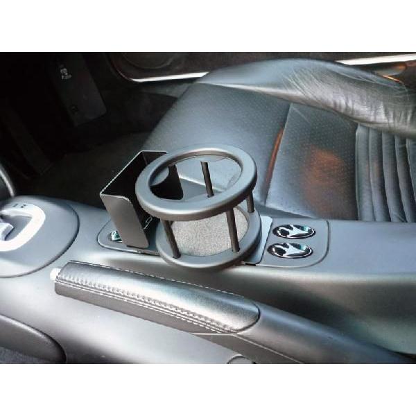 ポルシェ996/986 H/Cドリンクホルダーマットブラック×ブラック「CLOS