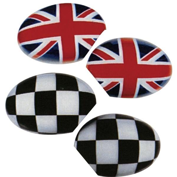 MINI(ミニ) R55/R56 ドアミラーカバー 全3色 「CLOS」クロススタイル 