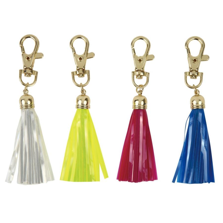反射 フリンジ タッセルキーホルダー 【メール便可】 : ゼウス通販