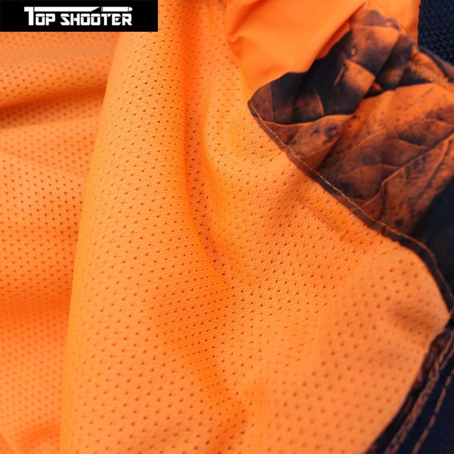 トップシューター ライトウェイト オレンジ迷彩 ジャンパー・パンツ