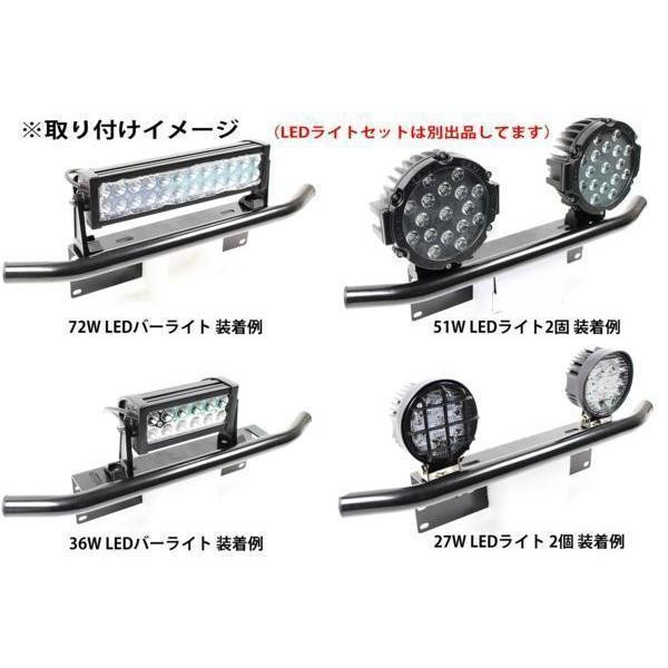 ナンバーブラケット LEDフォグ付 LED フォグ ライト 作業灯用 ナンバーステー ナンバーフレーム