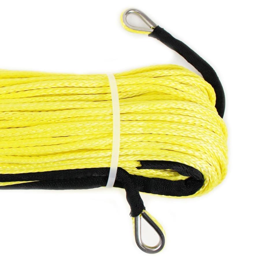 シンセティックロープ イエロー 6mm x 100m 耐荷重2380kg : ゼウス