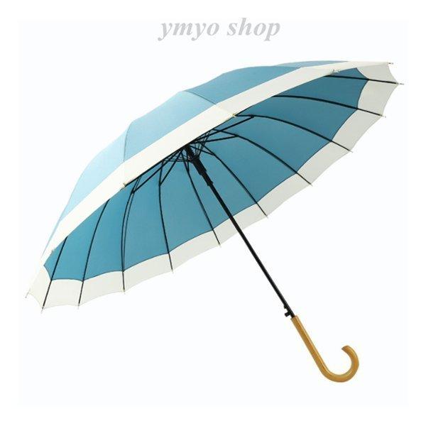 傘 レディース メンズ 長傘 風に強い傘 おしゃれ かわいい ジャンプ傘 かさ カサ 16本骨 シンプル 丈夫 耐風 便利 Vposonpy18 財布 帽子 ファッション小物 Editorialdismes Com