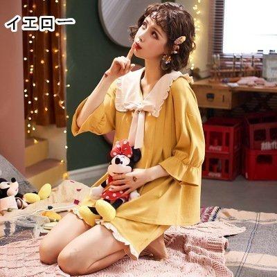 レディースファッション トラディショナルウェザーウエア パジャマ レディース 春 シフォン アイスシルク Poloネック 長袖 薄手 プリント Keruzdgnao Www Sakphotography Com