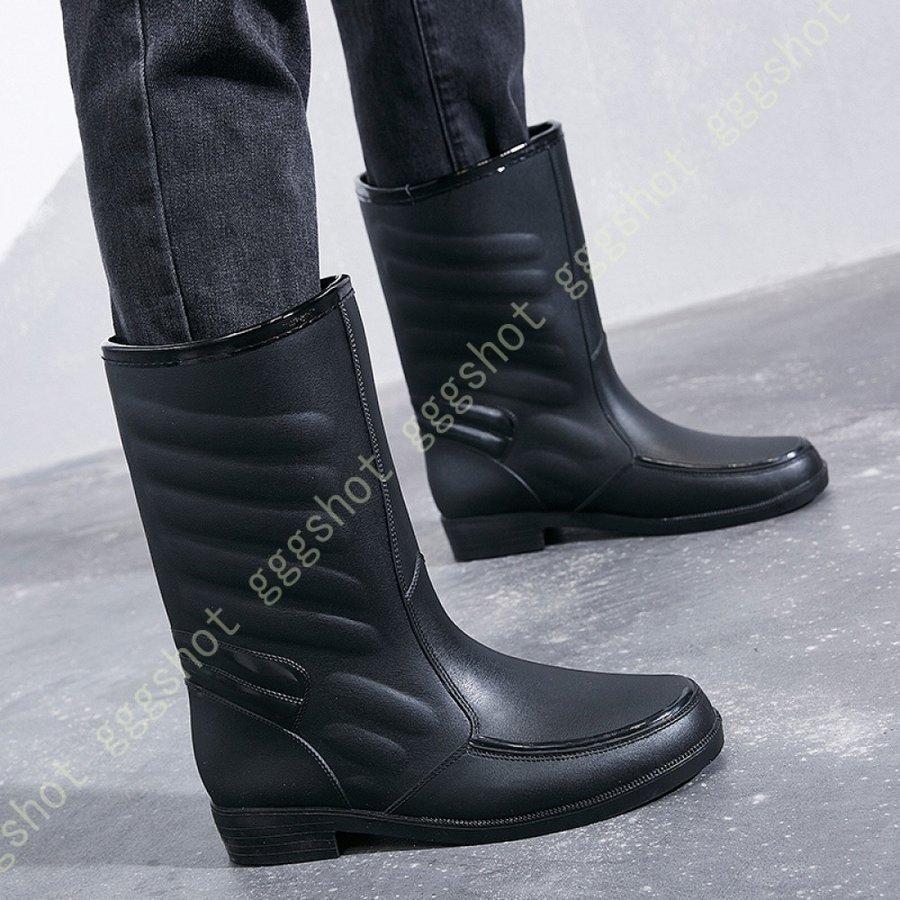 防水 防寒 防滑 レインブーツ スノーブーツ メンズ ブーツ 靴 シューズ スノー レイン シューズ ウィンターブーツ メンズ 暖かい 作業 メンズ ブーツ Svkdqc9lwu ファッション Editorialdismes Com