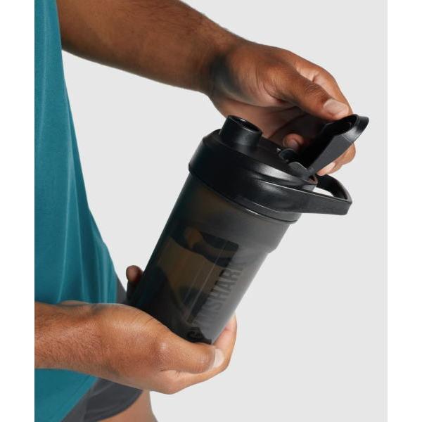 フィジーク プロテインシェイク x2 ジムシャーク プロテインシェイカー 400ml ミックスボール付