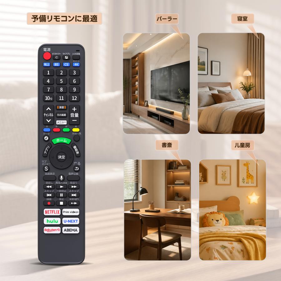 AVTVA N2QBYA000043 パナソニック用のテレビリモコン ビエラ 音声機能