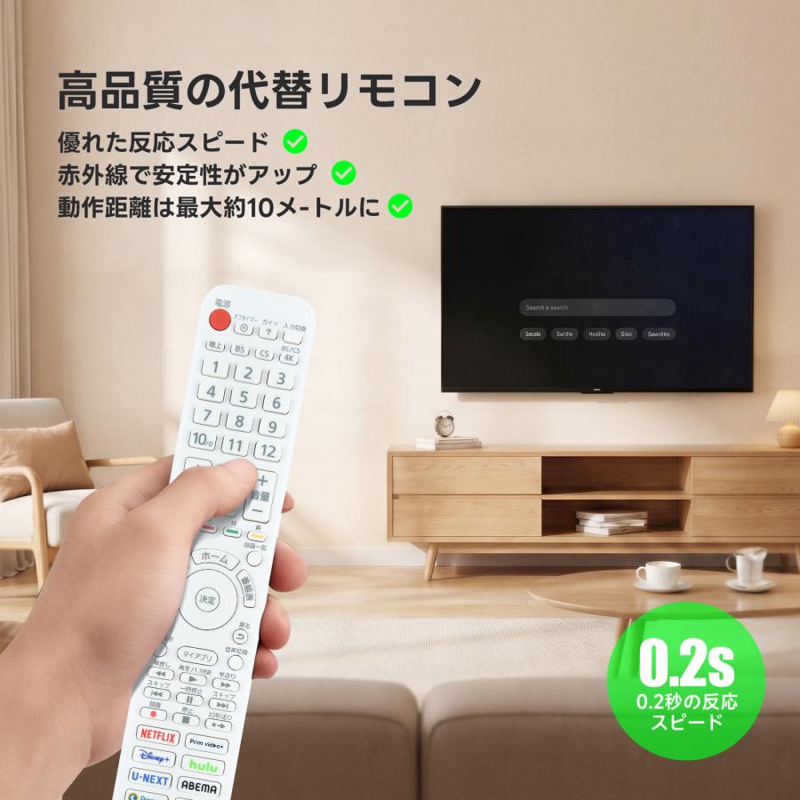 AVTVA N2QBYA000063 パナソニック用のテレビリモコン TH-43LF1L TH