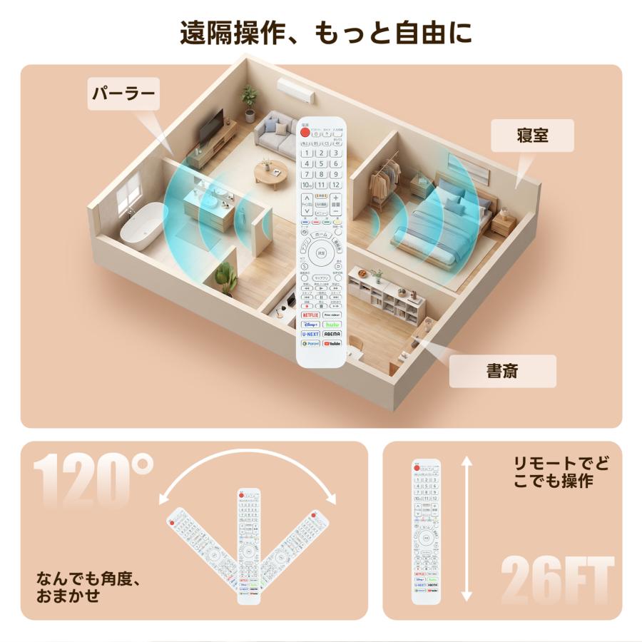 AVTVA N2QBYA000063 パナソニック用のテレビリモコン TH-43LF1L TH