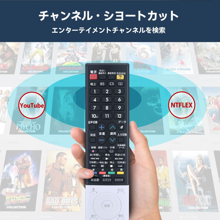 AVTVA GB243SA シャープ SHARP 用の テレビリモコン 音声機能付き