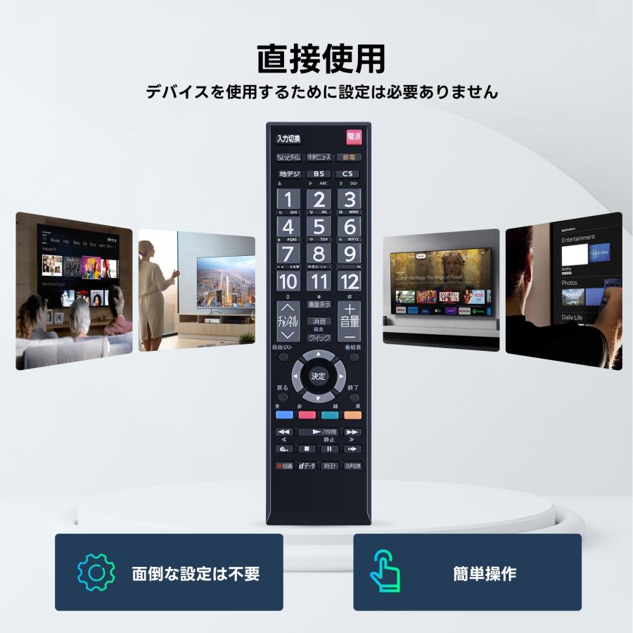 テレビ電話＋リモコン HRZ-2□東芝 (42H9000 37H9000 32H9000 52R9000用) デジタルテレビ
