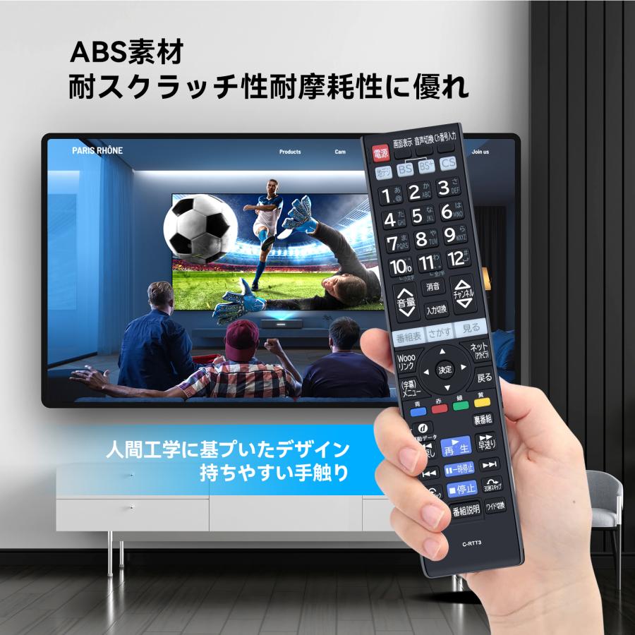 美品■HITACHI　19型テレビ L19-H07(B)　リモコン付　動作確認済 AVTVA C-RTT3 HITACHI 用の テレビリモコン C-RT3 L19-H07 L19-H07B