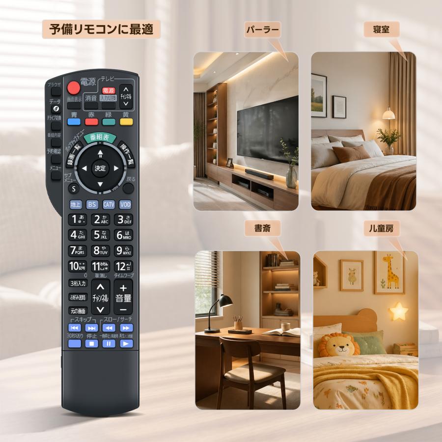 AVTVA N2QAYB000628 パナソニック用のテレビリモコン CATVリモコン