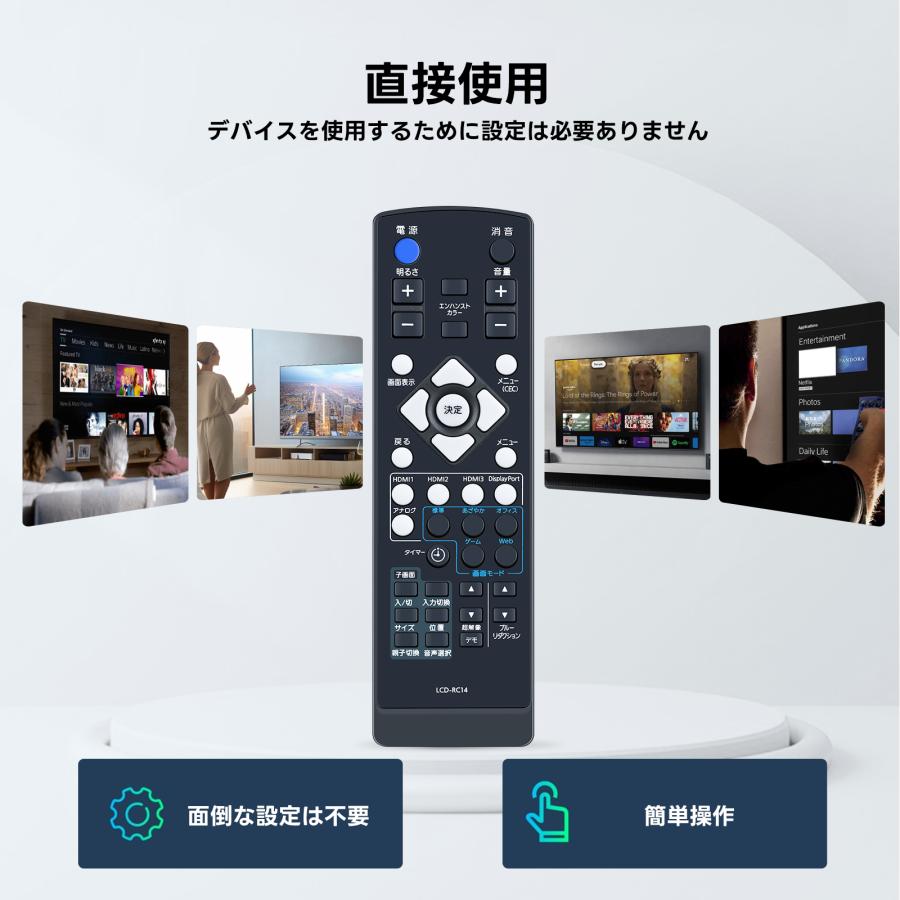 AVTVA LCD-RC14 I-O DATA 用の テレビリモコン「GigaCrysta」リモコン