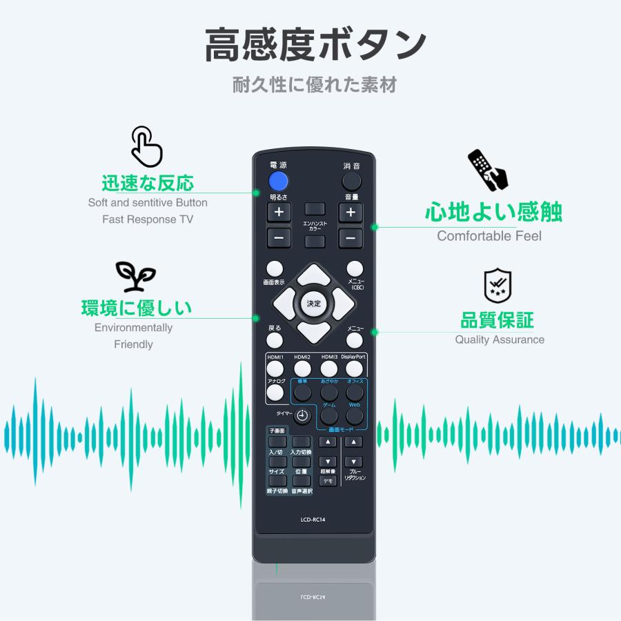 AVTVA LCD-RC14 I-O DATA 用の テレビリモコン「GigaCrysta」リモコン