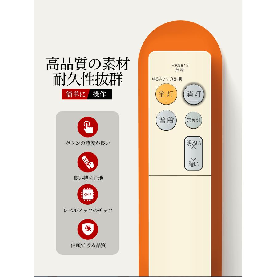 AVTVA HK9812 Panasonic パナソニック 用の 照明器具リモコン HK9812MM