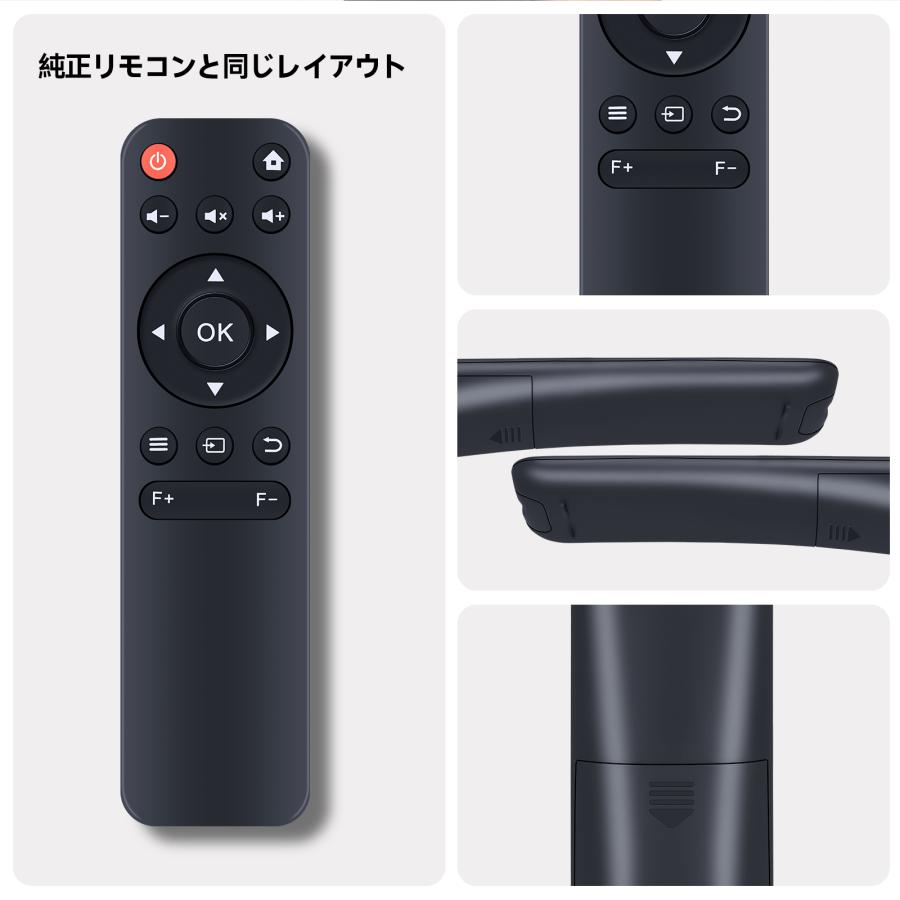 AVTVA E18 Jimveo 用の プロジェクターリモコン 対応 互換品 : TK