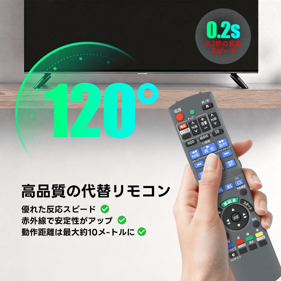 AVTVA N2QAYB000472 Panasonic パナソニック用のレコーダーリモコン