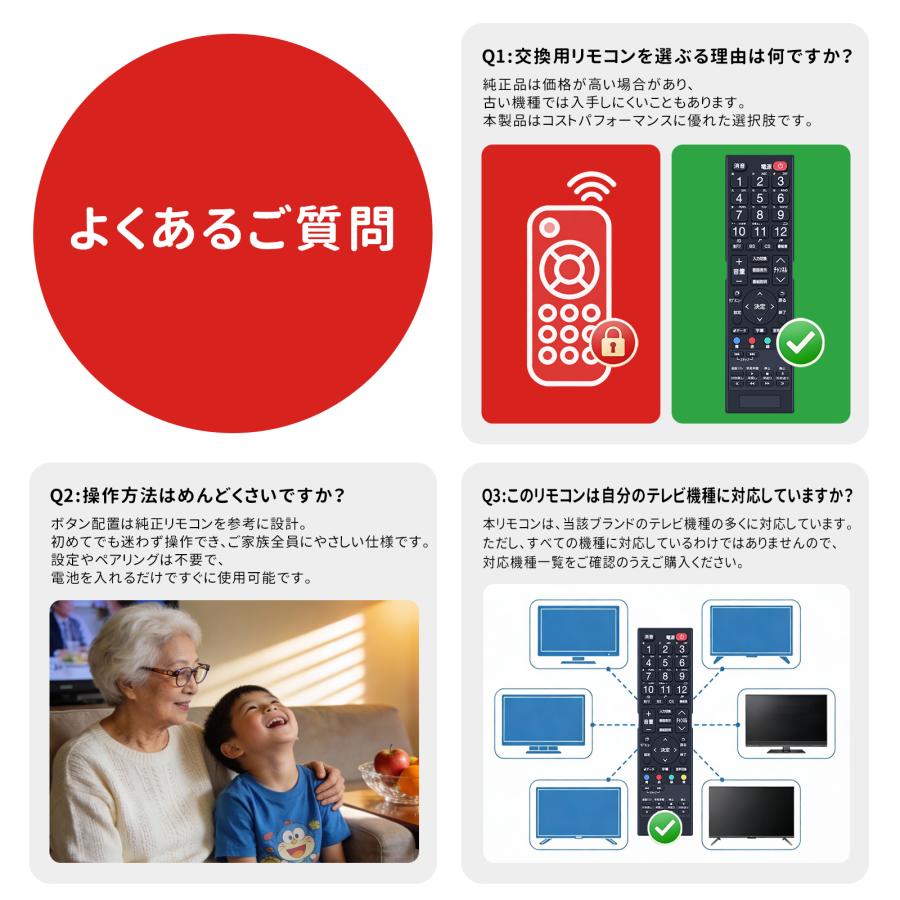 AVTVA J-MX100RC MAXZEN マクスゼン用のテレビリモコン J19SK01